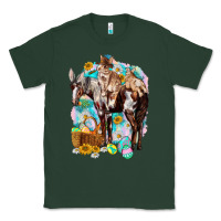 Sports Green Happy Easter Day Rodeo Classic Tee - HowdyJamesFarm