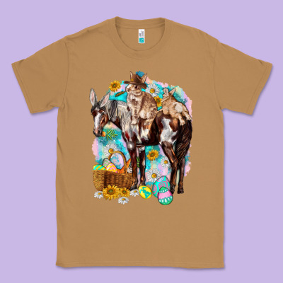 Happy Easter Day Rodeo Classic Tee Designed By Howdyjamesfarm