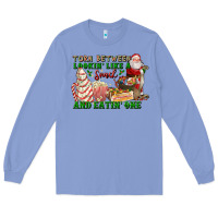 Colony Blue torn between lookin like a snack and eatin one Long Sleeve Tee - FaDigitalArtStudio