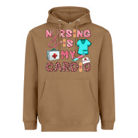 Toasted Coconut nursing is my cardio Heavyweight Hoodie - BarkalooDesign