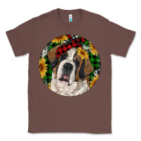 Chestnut Christmas St. Bernard Classic Tee - RanaPortraitStore