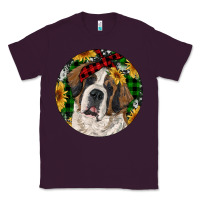 Plum Christmas St. Bernard Classic Tee - RanaPortraitStore