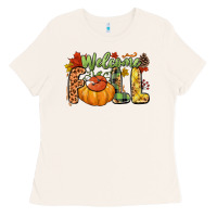 Bone Welcome Fall Ladies Tee - NancyCooperArtShop
