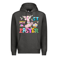 Charcoal Heather My 1st Easter Premium Hoodie - CowhideDigitalArt