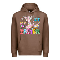 Chestnut My 1st Easter Premium Hoodie - CowhideDigitalArt