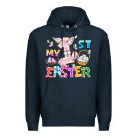 Navy My 1st Easter Premium Hoodie - CowhideDigitalArt