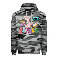 Slate Camo My 1st Easter Premium Hoodie - CowhideDigitalArt