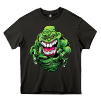 Asphalt halloween green slimer ghost Heavy Core Tee - longCreatives