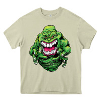 Mossy halloween green slimer ghost Heavy Core Tee - longCreatives
