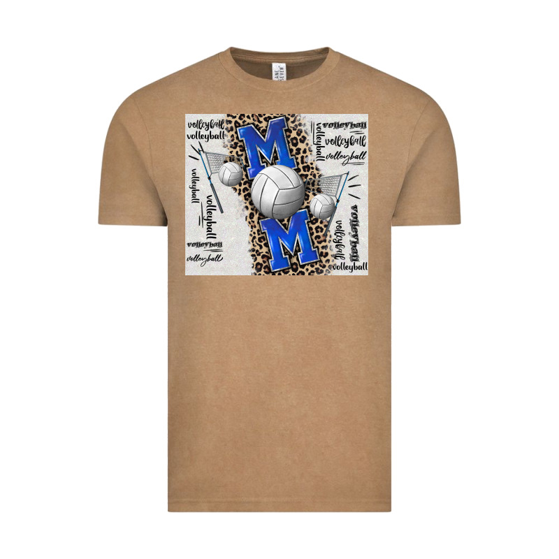 Volleyball Mom Blue Mother's Day Vintage Tee by CowGirlArtShop | Teevron
