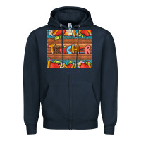 Navy teacher and pens apples books leopard and tooled leather tumbler Zipper Hoodie - Artiststas