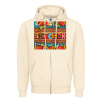 Sandshell teacher and pens apples books leopard and tooled leather tumbler Zipper Hoodie - Artiststas