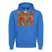 True Royal teacher and pens apples books leopard and tooled leather tumbler Zipper Hoodie - Artiststas