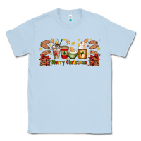 Dusty Blue Christmas coffee cups Classic Tee - Artiststas