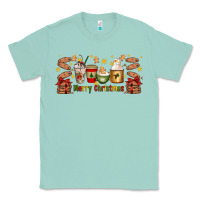 Seafoam Christmas coffee cups Classic Tee - Artiststas