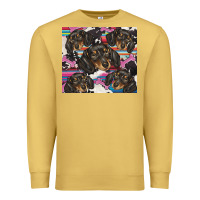 Antique Gold dachshund Premium Sweatshirt - BarkalooDesign