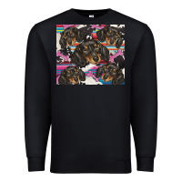 Black dachshund Premium Sweatshirt - BarkalooDesign