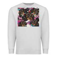 Dove Grey dachshund Premium Sweatshirt - BarkalooDesign