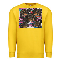 Lemon dachshund Premium Sweatshirt - BarkalooDesign