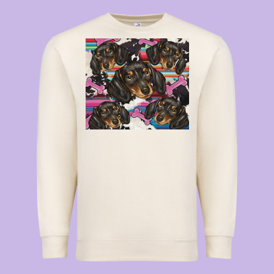 Dachshund Premium Sweatshirt Designed By Barkaloodesign