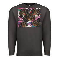 Smoke dachshund Premium Sweatshirt - BarkalooDesign