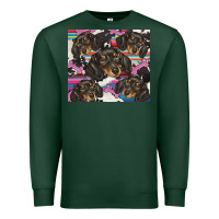 Sports Green dachshund Premium Sweatshirt - BarkalooDesign