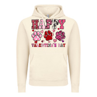 Vintage Artic happy valentine's day paws Vintage Hoodie - OliviaCreatesArt
