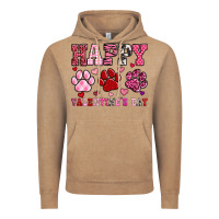 Vintage Coffee happy valentine's day paws Vintage Hoodie - OliviaCreatesArt