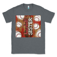 Charcoal Heather baseball sister Classic Tee - TumblerDesignByShophia