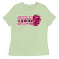 Matcha Breast Cancer Survivor Ladies Tee - texasbilliewilder