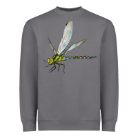Storm Blue And Yellow Dragonfly Heavyweight Sweatshirt - LillyAllenDesigns