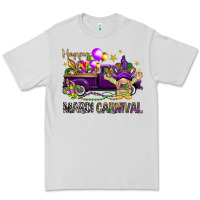 Dove Grey Happy Mardi Carnival with truck Premium Tee - NancyCooperArtShop