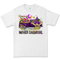 White Happy Mardi Carnival with truck Premium Tee - NancyCooperArtShop