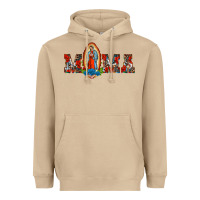 Mushroom mama our lady of guadalupe Heavyweight Hoodie - BarkalooDesign