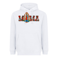 White mama our lady of guadalupe Heavyweight Hoodie - BarkalooDesign