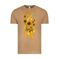 Childhood Cancer Awareness Dreamcatcher Vintage Tee | Teevron