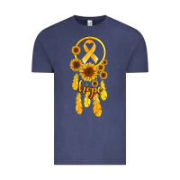 Vintage Denim childhood cancer awareness dreamcatcher Vintage Tee - Jasminsmagicworld