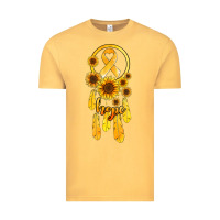 Vintage Mustard childhood cancer awareness dreamcatcher Vintage Tee - Jasminsmagicworld