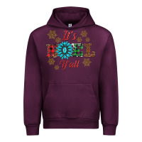Mauve Wine it's noel y'all Urban Hoodie - AdoDesignShop