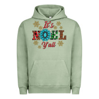 Pigment Oil Green it's noel y'all Urban Hoodie - AdoDesignShop