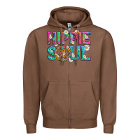 Chestnut hippie soul with tie dye and flowers Zipper Hoodie - Artiststas