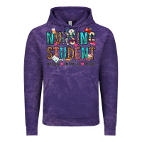Cloud Purple nursing student no sleep no money no life Vintage Hoodie - OliviaCreatesArt