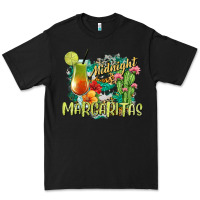 Black Midnight Margaritas Premium Tee - texasbilliewilder