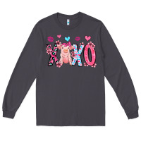 Smoke xoxo pig olivia Long Sleeve Tee - OliviaCreatesArt