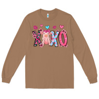 Toasted Coconut xoxo pig olivia Long Sleeve Tee - OliviaCreatesArt