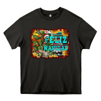 Asphalt feliz navidad Heavy Core Tee - RanaPortraitStore