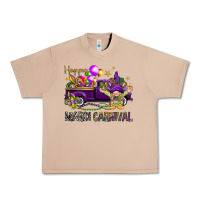 Burro Happy Mardi carnival with truck Urban Heavy Tee - HowdyJamesFarm
