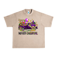 French Oak Happy Mardi carnival with truck Urban Heavy Tee - HowdyJamesFarm