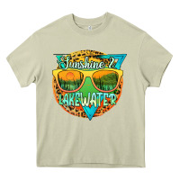 Mossy sunshine & lakewater Heavy Core Tee - JahusDesignShop