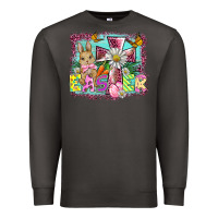 Smoke easter cross background Premium Sweatshirt - BarkalooDesign